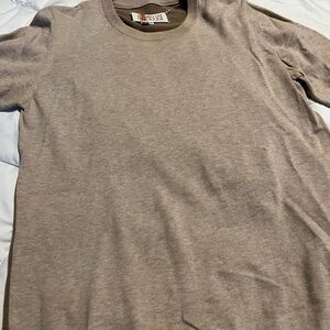 MMM women’s Beige Crew Neck Shirt